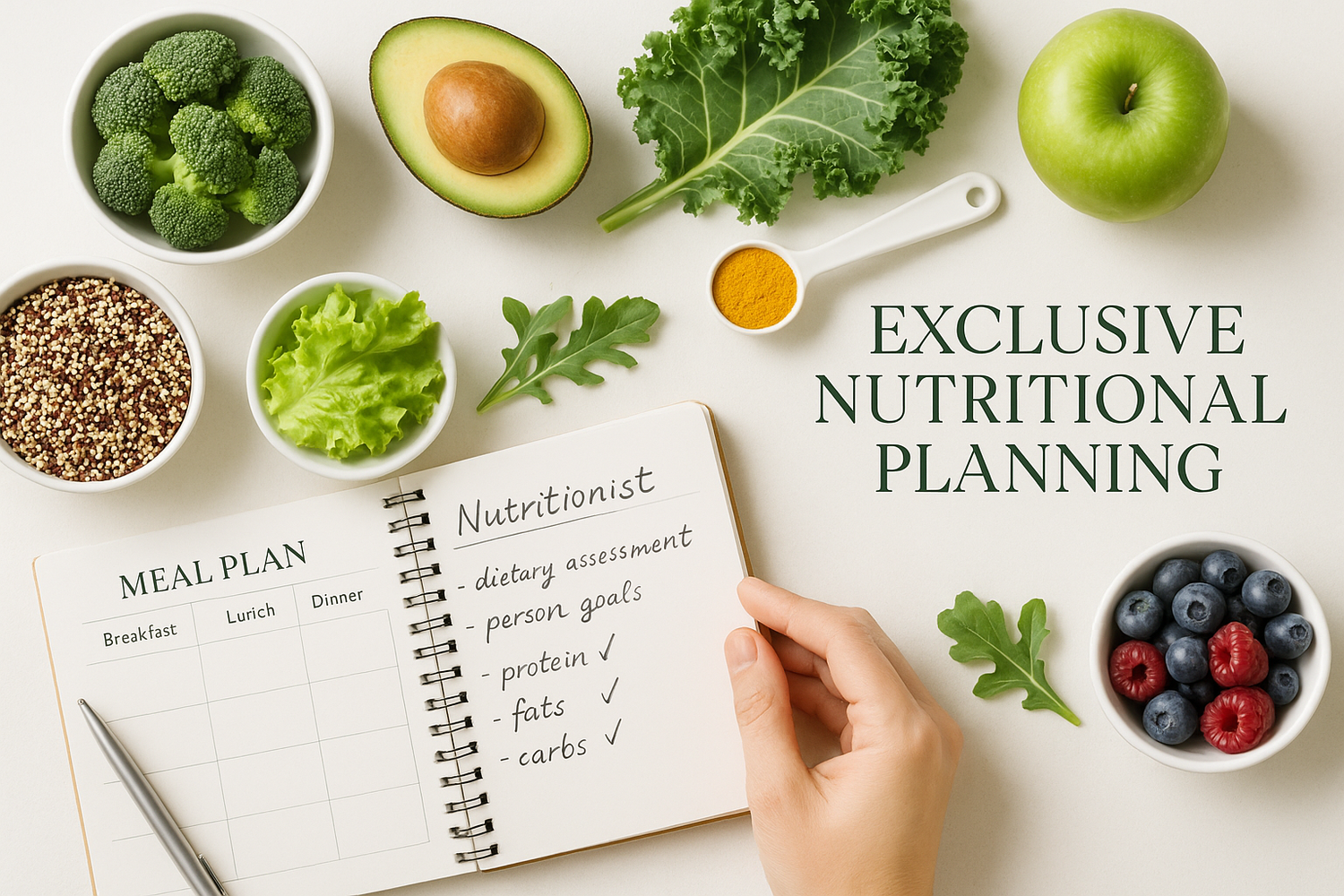 planificación nutricional exclusiva