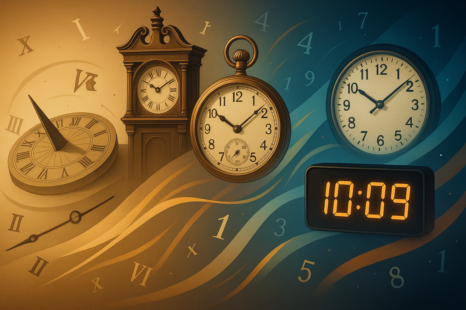 reloj en el tiempo